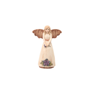 Mother by Simple Spirits - 4.5" Angel Holding Flowers Ornament
