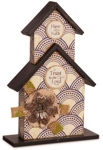 Trust in the Lord by Simple Spirits - 8.5" Birdhouse Plaque 