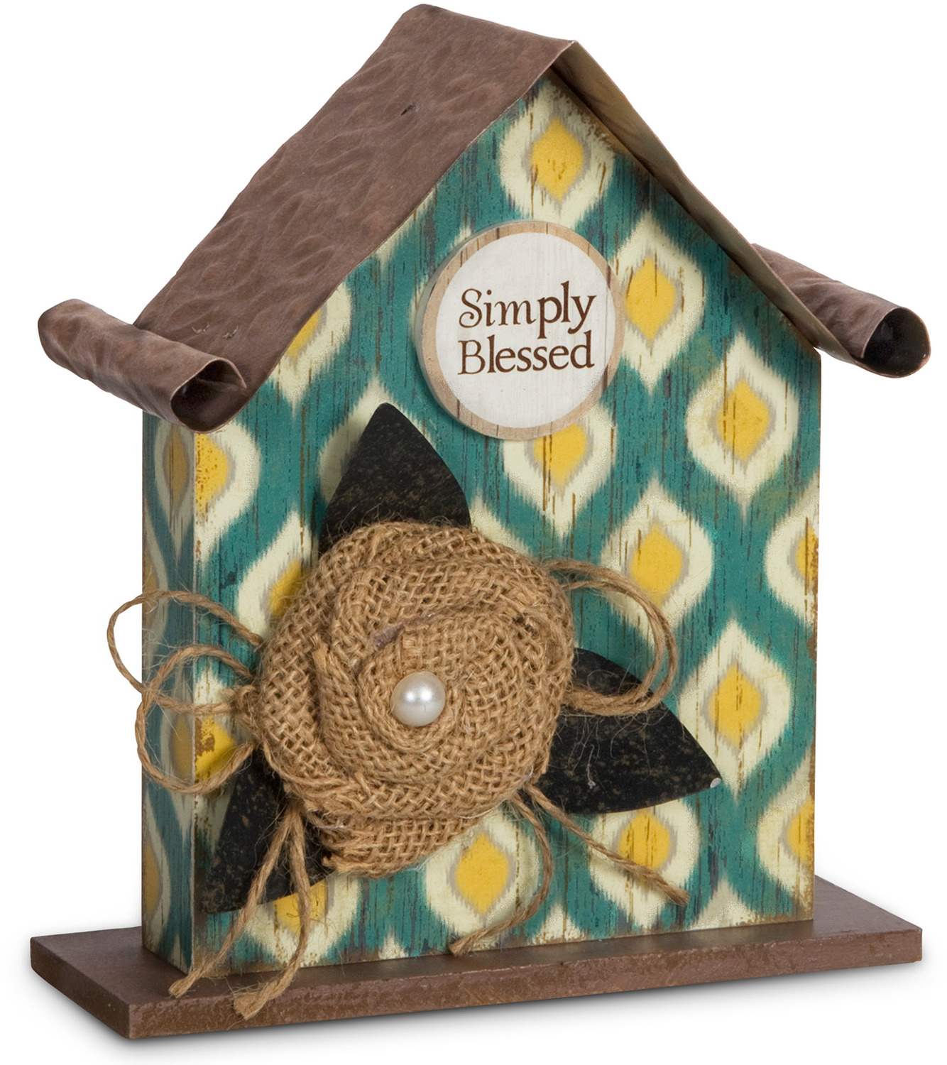 Simply Blessed by Simple Spirits - Simply Blessed - 6.5" Birdhouse Plaque