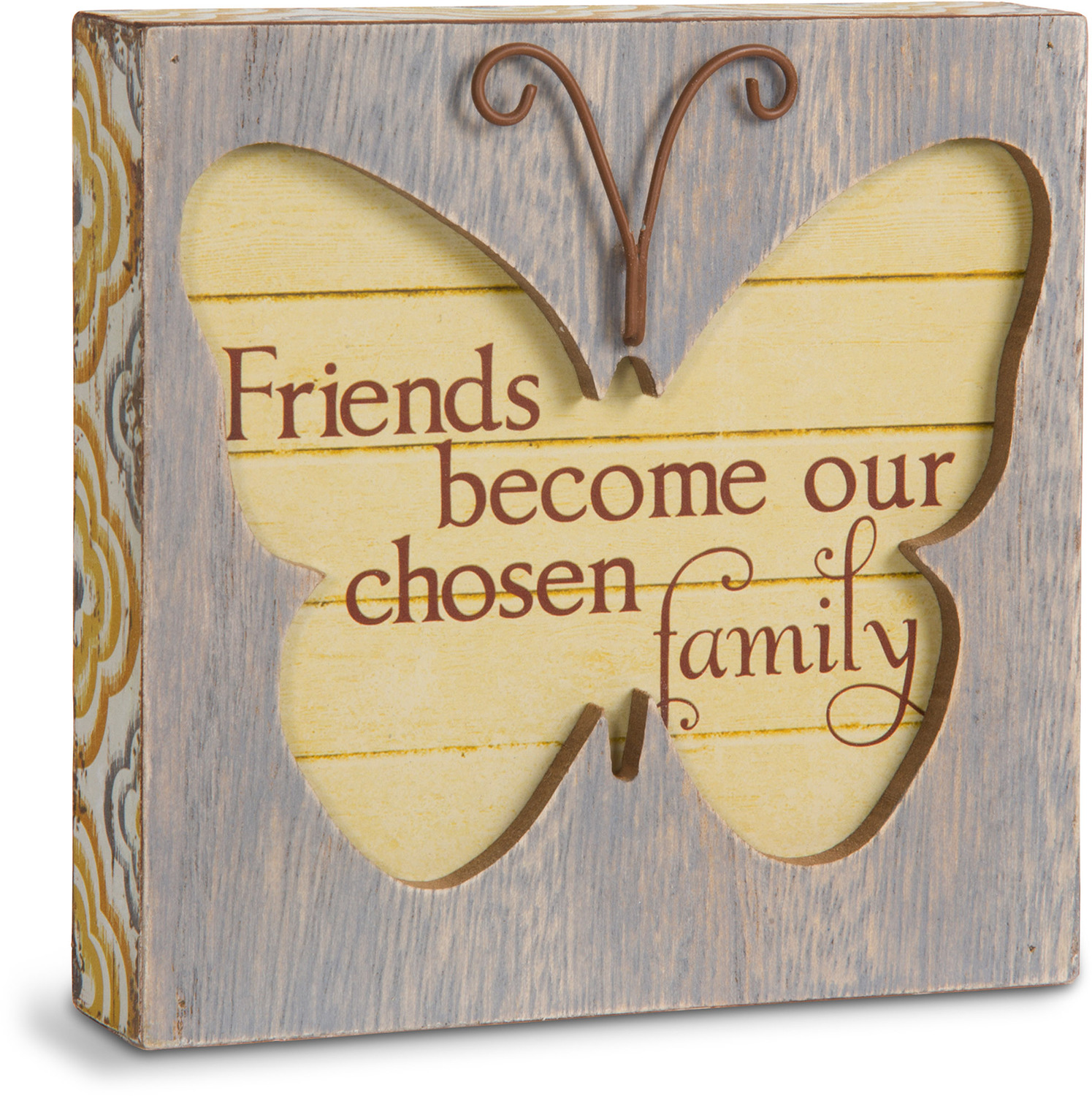 Friend by Simple Spirits - Friend - 4.5" Butterfly Plaque