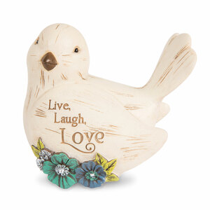 Live, Laugh, Love by Simple Spirits - 3.5" Bird Figurine