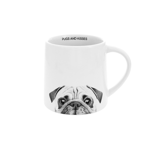 Pugs & Kisses by Animal Antics - 17 oz Mug