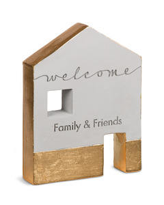 Welcome by Sweet Concrete - 4.75" x 1" x 6" Cement House