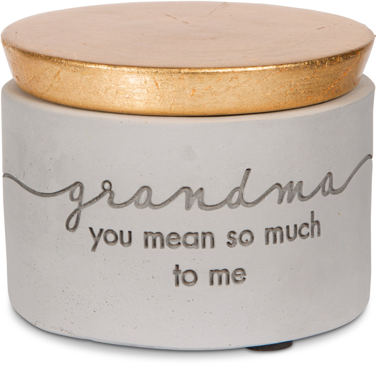 Grandma by Sweet Concrete - <em>Grandma</em> - Mini Cement Keepsake Box -