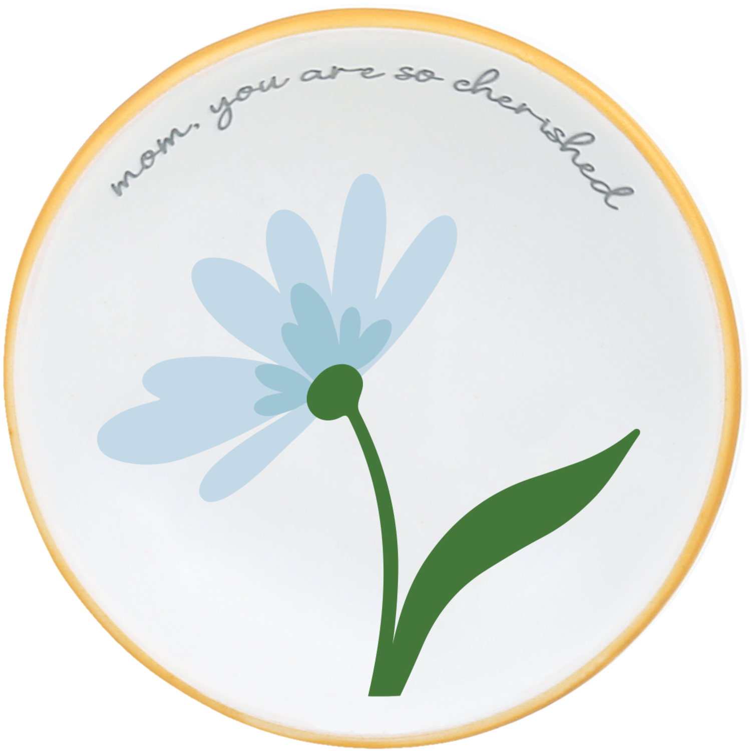 Cherished Mom by Grateful Garden - Cherished Mom - 2.5" Trinket Dish