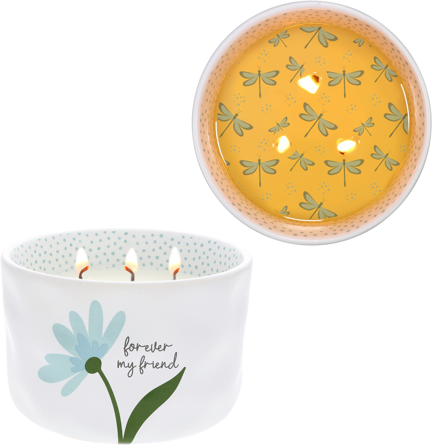 Forever My Friend by Grateful Garden - Forever My Friend - 12 oz - 100% Soy Wax Reveal Triple Wick Candle
Scent: Tranquility