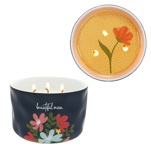 Beautiful Mom by Grateful Garden - 12 oz - 100% Soy Wax Reveal Triple Wick Candle
Scent: Tranquility