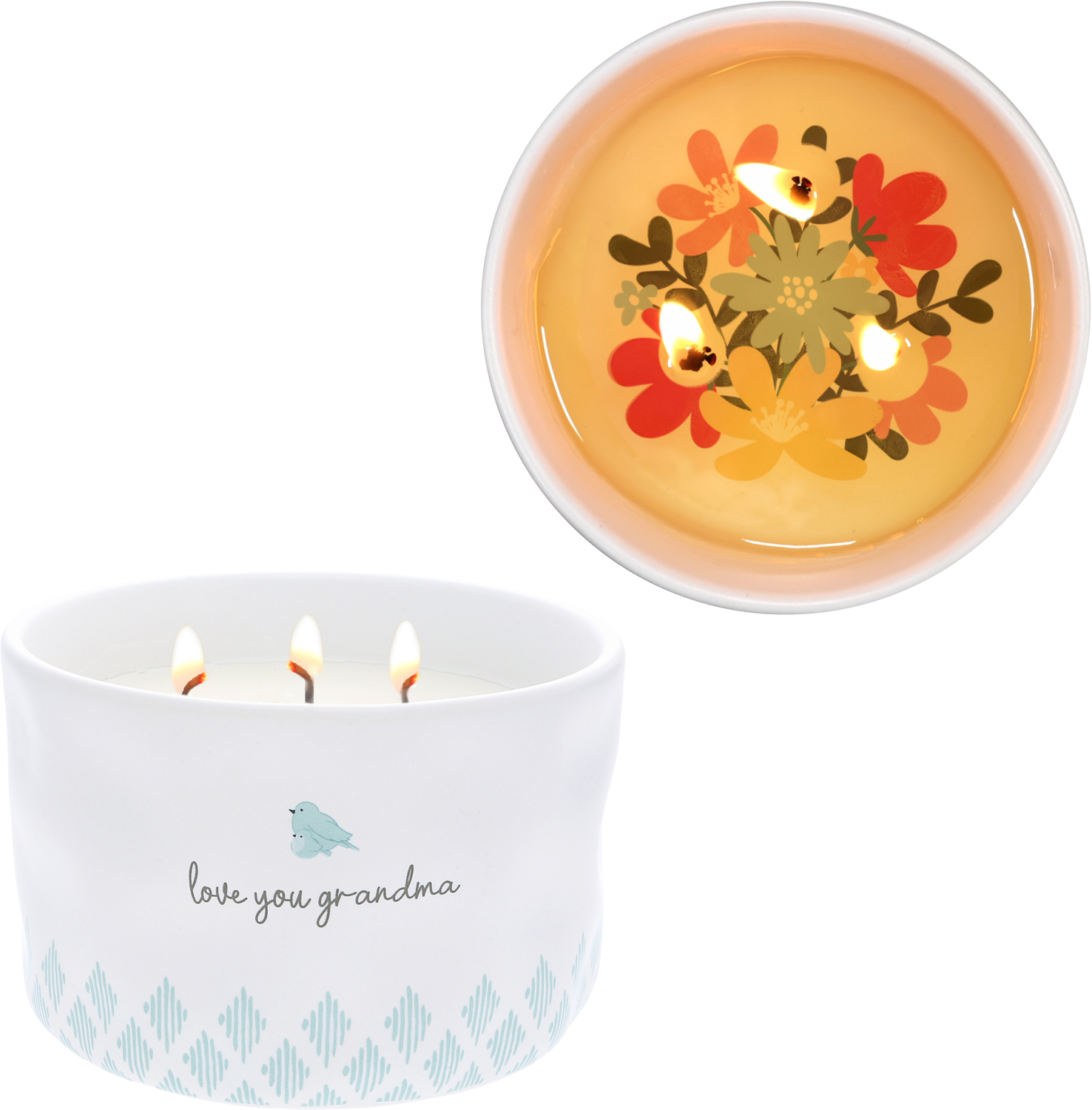 Love You Grandma by Grateful Garden - Love You Grandma - 12 oz - 100% Soy Wax Reveal Triple Wick Candle
Scent: Tranquility