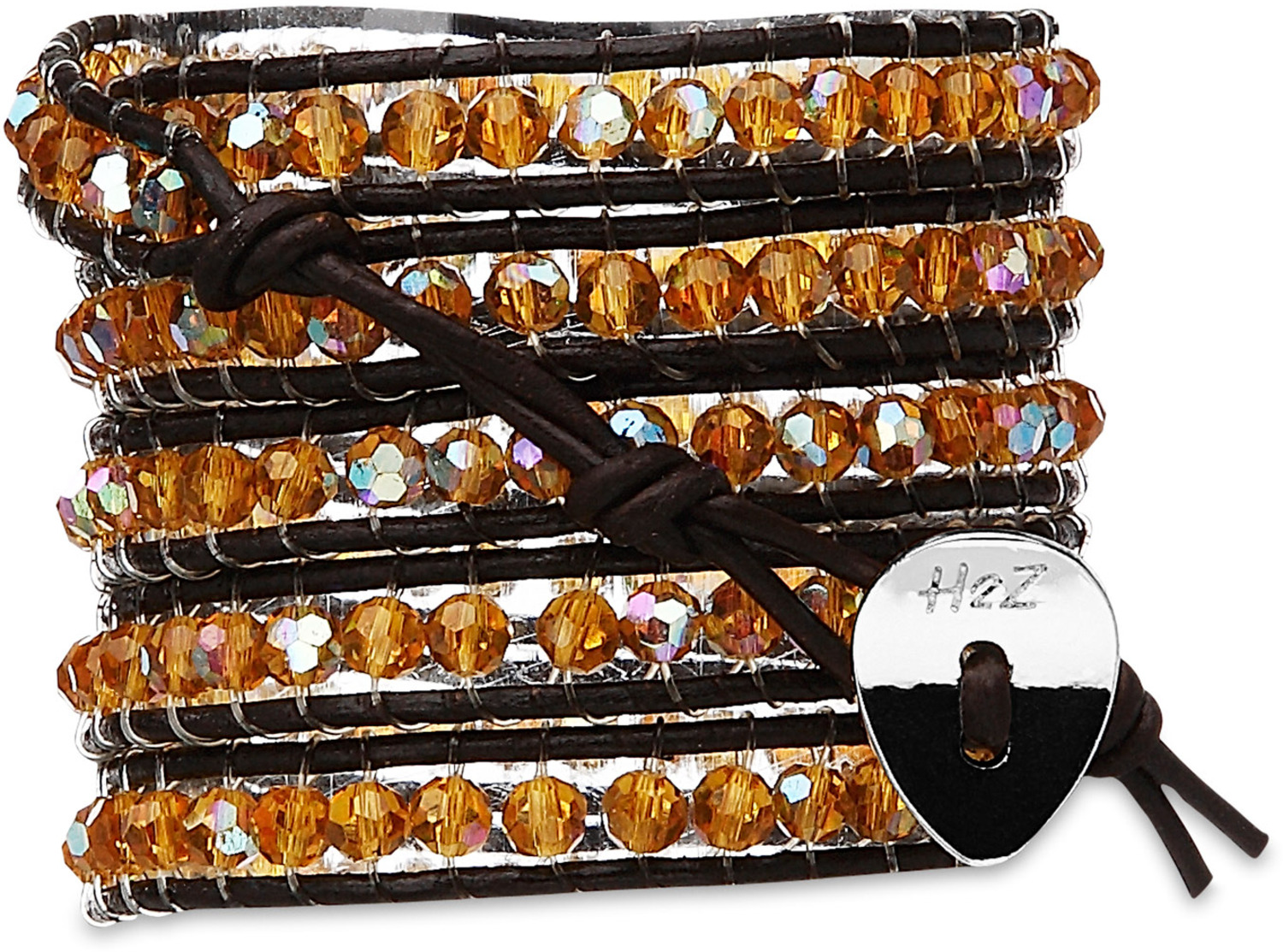 gold and amber bracelet