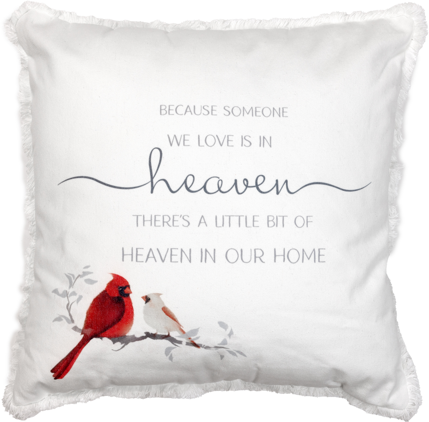 Heaven In Our Home by Always by Your Side - Heaven In Our Home -  18" Square Throw Pillow
