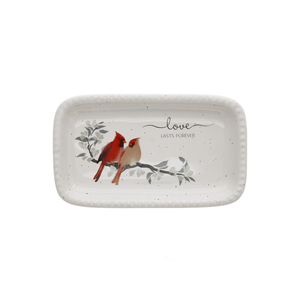 Love Lasts by Always by Your Side - 5" x 3" Keepsake Dish