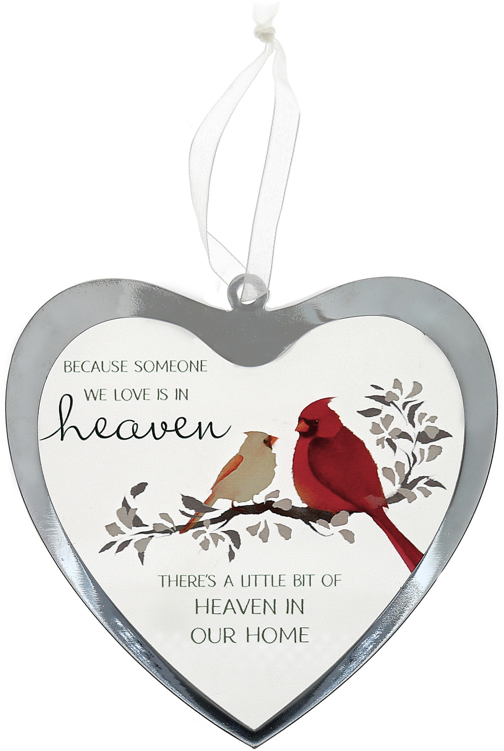 Heaven In Our Home by Always by Your Side - Heaven In Our Home - 4.75" Mirrored Glass Ornament