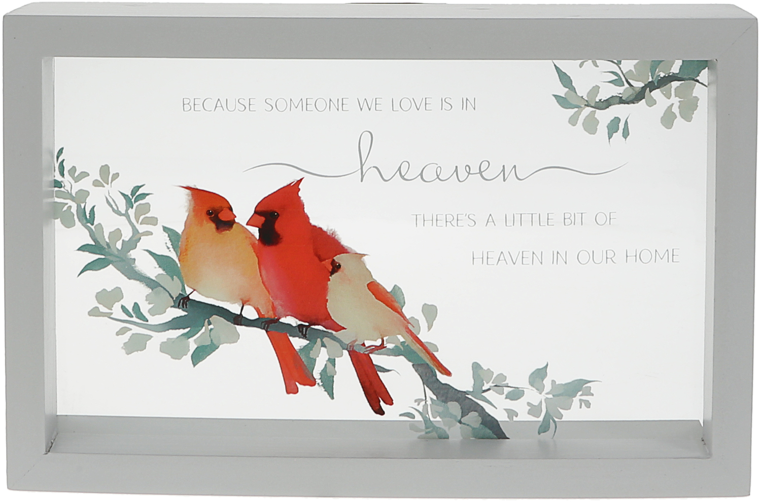 Heaven In Our Home by Always by Your Side - Heaven In Our Home - 8.5" x 5.5" Framed Glass Plaque