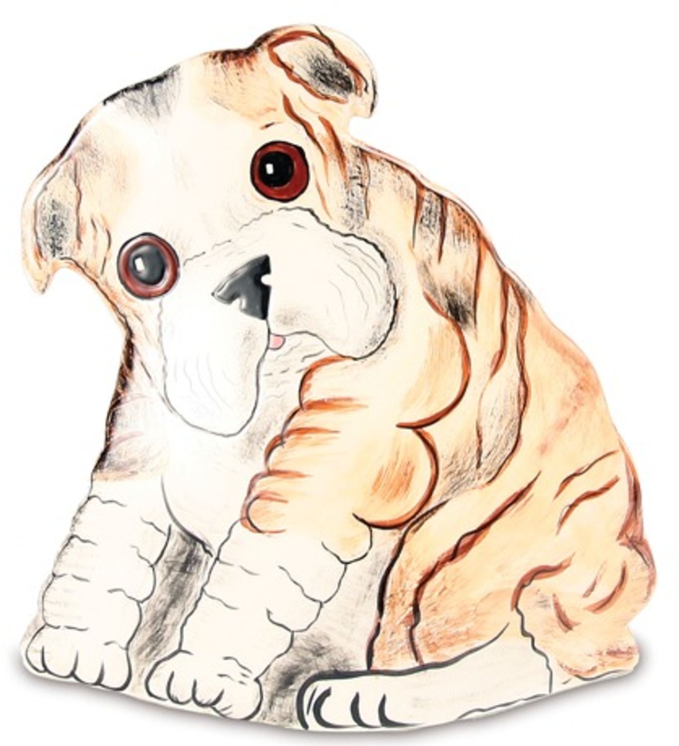 Winston - English Bulldog by Rescue Me Now - Winston - English Bulldog - 7.5" Small Puppy Vase
