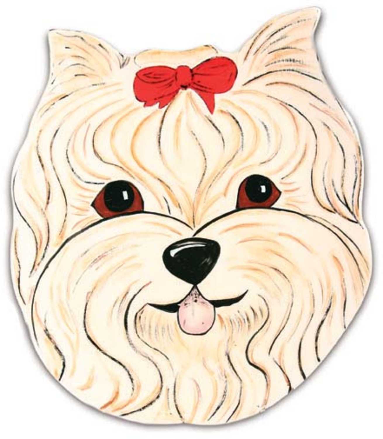 Sherri Kay - Yorkshire by Rescue Me Now - Sherri Kay - Yorkshire - 11" Dog Plate