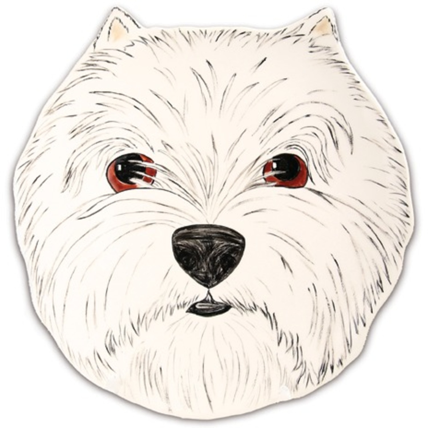 Dee Oh Gie - West Highland by Rescue Me Now - Dee Oh Gie - West Highland - 10" Dog Plate