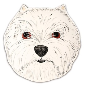 Dee Oh Gie - West Highland by Rescue Me Now - 10" Dog Plate