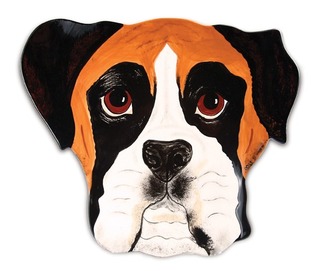 Tyson - Boxer by Rescue Me Now - 10" Dog Plate