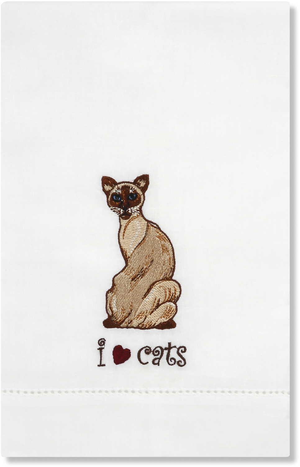 Theo - Siamese by Rescue Me Now - Theo - Siamese - Tea Towel
