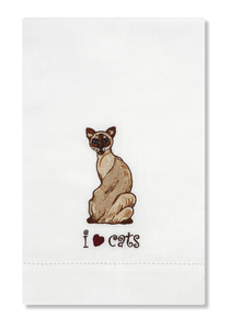 Theo - Siamese by Rescue Me Now - Tea Towel