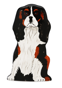 Devilin - Cavalier by Rescue Me Now - 7.5" Small Dog Vase