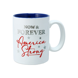 America Strong by Red, White, & Blue Crew - 18 oz Mug