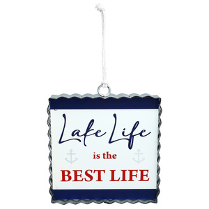 Lake Life by Red, White, & Blue Crew - 6" Plaque