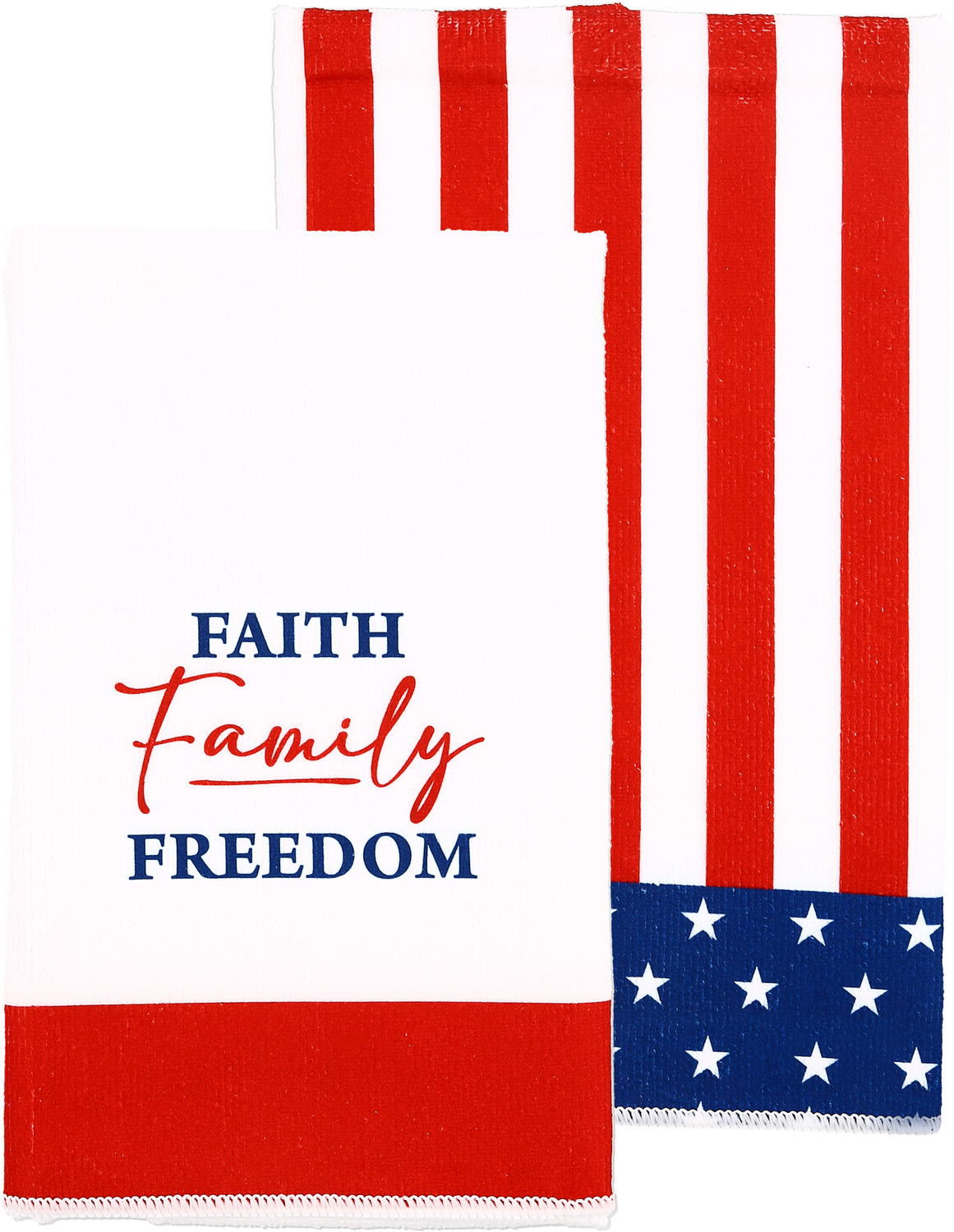 Family by Red, White, & Blue Crew - Family - Tea Towel Gift Set (2 - 19.75" x 27.5")