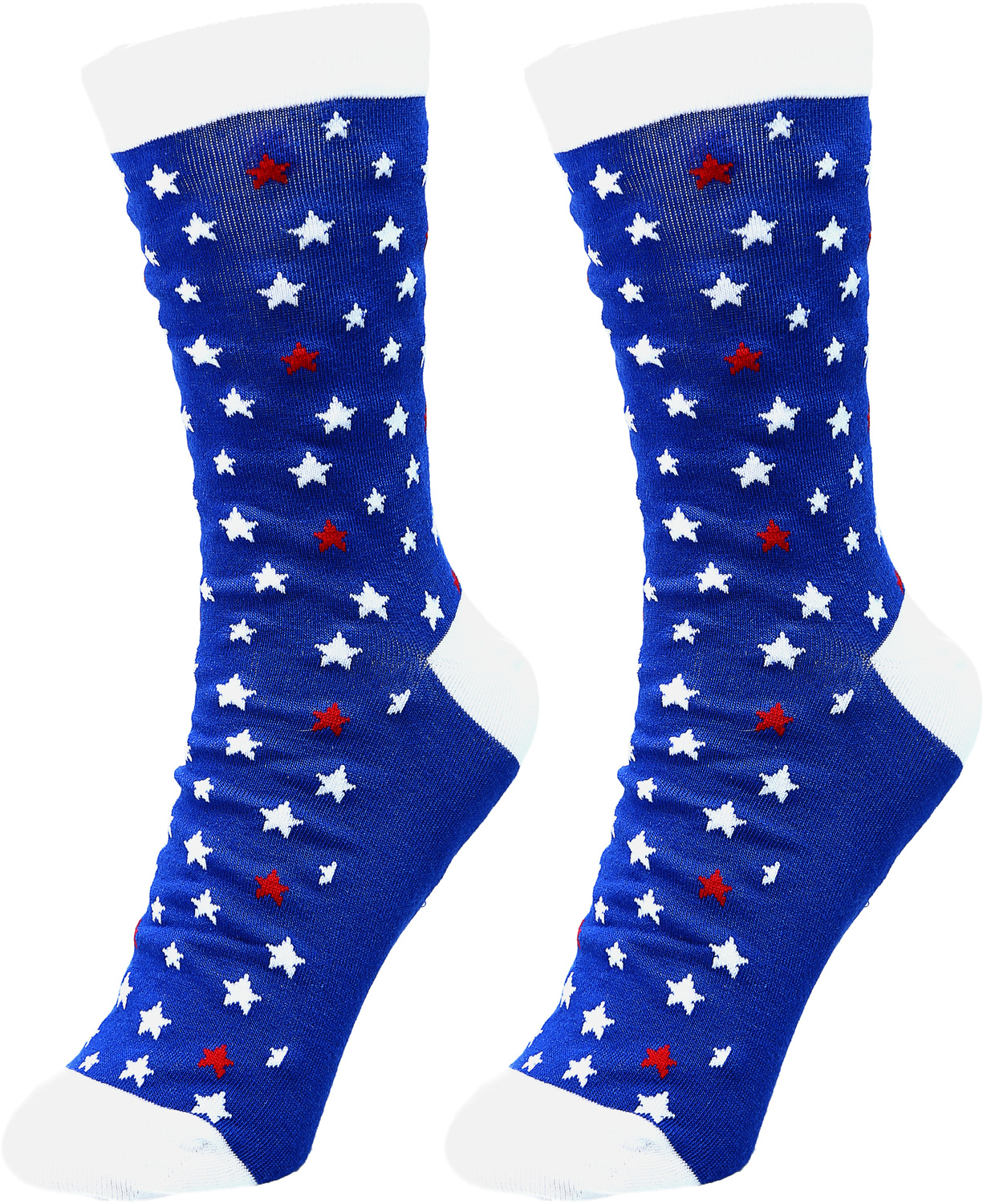 America Strong by Red, White, & Blue Crew - America Strong - S/M Unisex Cotton Blend Sock
