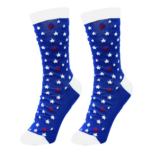 America Strong by Red, White, & Blue Crew - S/M Unisex Cotton Blend Sock