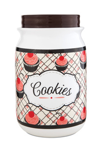 Cherry Cupcake by You & Me by Jessie Steele - 9" Cookie Jar