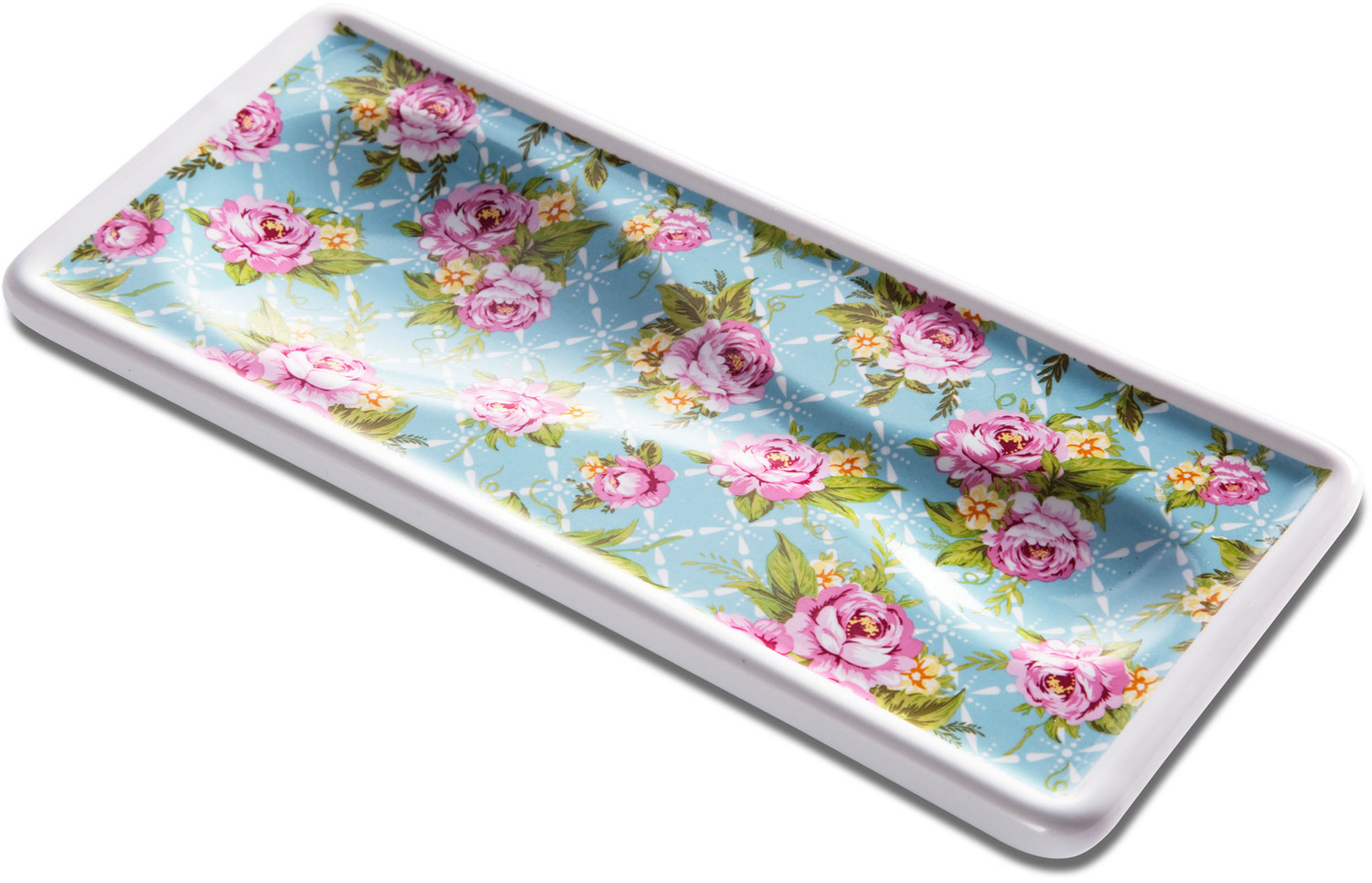 Cottage Kitchen Rose by You & Me by Jessie Steele - Cottage Kitchen Rose - 3.75" x 8.5" Spoon Rest
