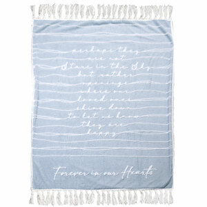 Forever In Our Hearts by Threaded Together - 50" x 60" Inspirational Plush Blanket