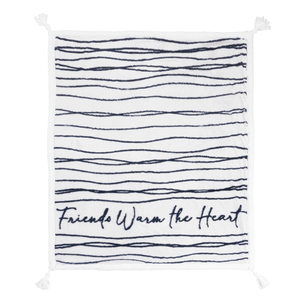 Friends Warm The Heart by Threaded Together - 50" x 60" Inspirational Plush Blanket