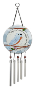 Dream by Peace Love & Birds - 8" Glass Windchime