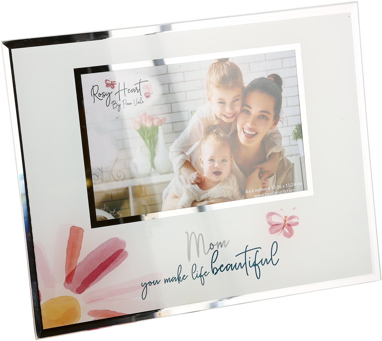 Mom by Rosy Heart - Mom - 9.25" x 7.25" Frame
(Holds 6" x 4" Photo)