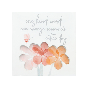 One Kind Word by Rosy Heart - 4.5" Layered Plaque