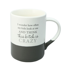 Crazy by A-Parent-ly - 18 oz Mug