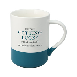 Getting Lucky by A-Parent-ly - 18 oz Mug