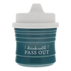 Pass Out by A-Parent-ly - 7 oz Sippy Party Cup