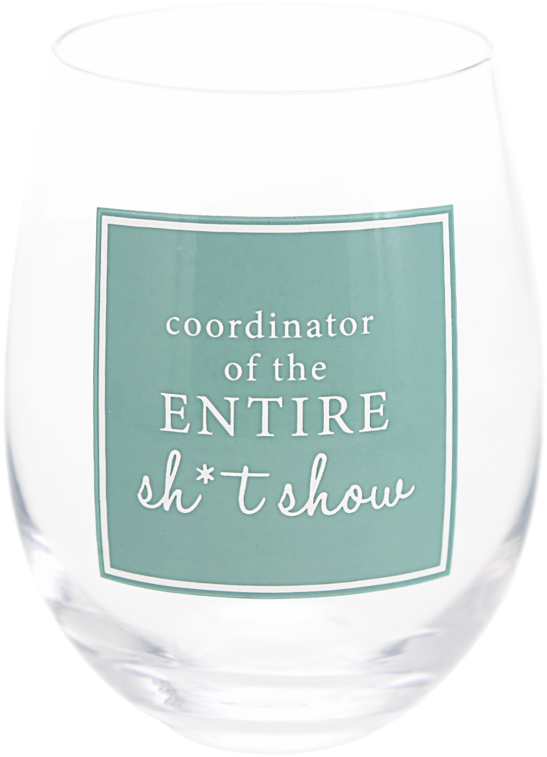 Coordinator by A-Parent-ly - Coordinator - 18 oz Stemless Wine Glass