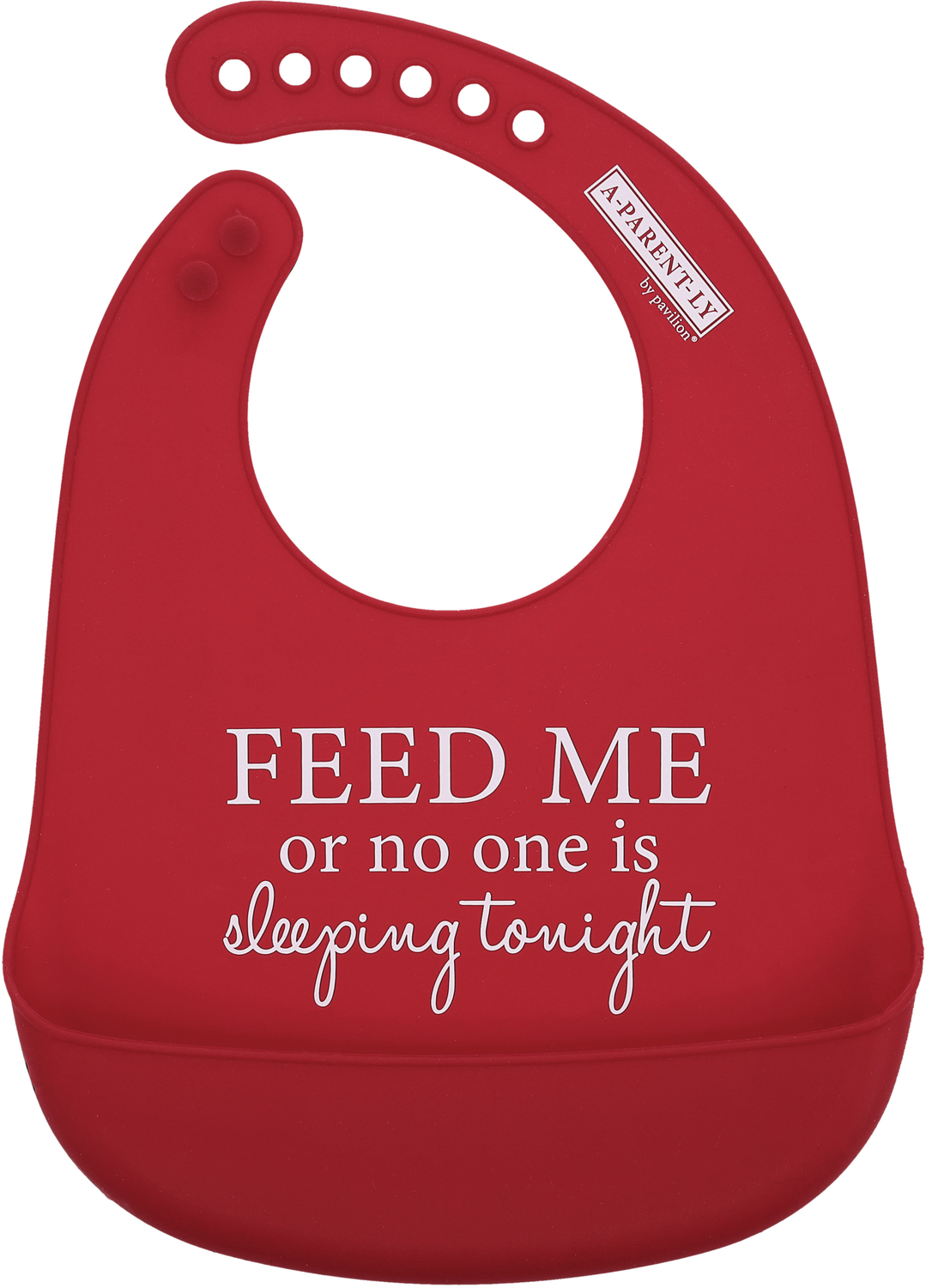 Feed Me by A-Parent-ly - Feed Me - 12" Silicone Catch All Bib