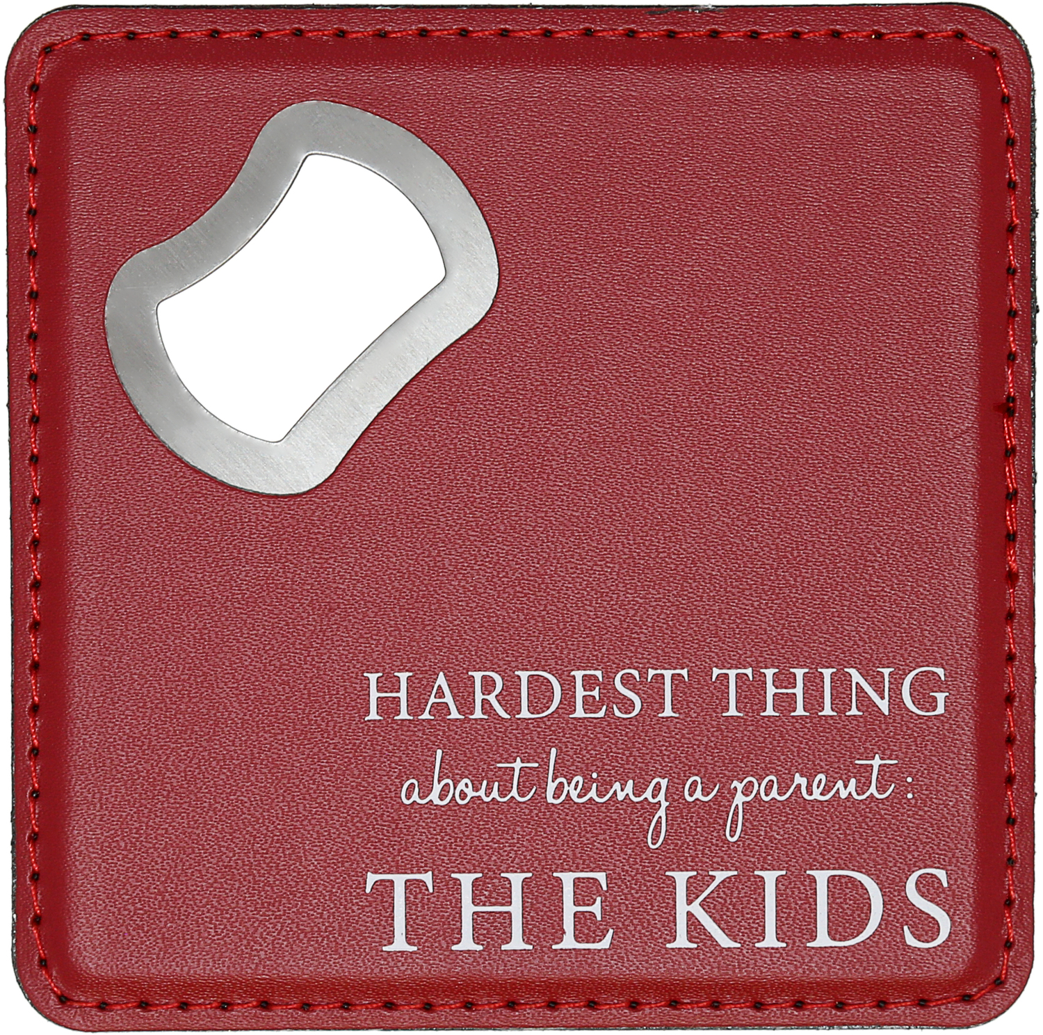 The Kids by A-Parent-ly - The Kids - 4" x 4" Bottle Opener Coaster