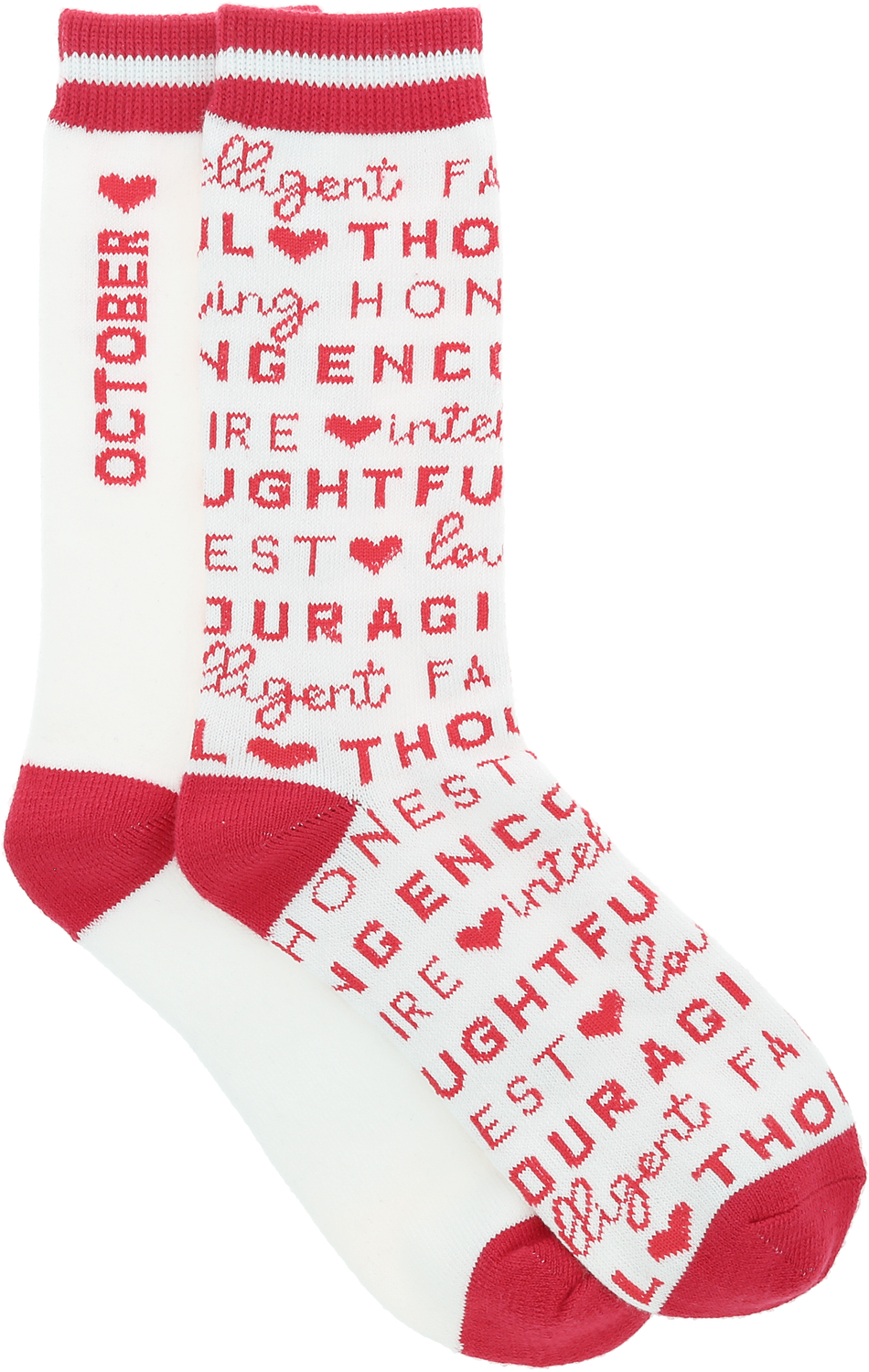 October by You Are a Gem - October - M/L Unisex Crew Sock