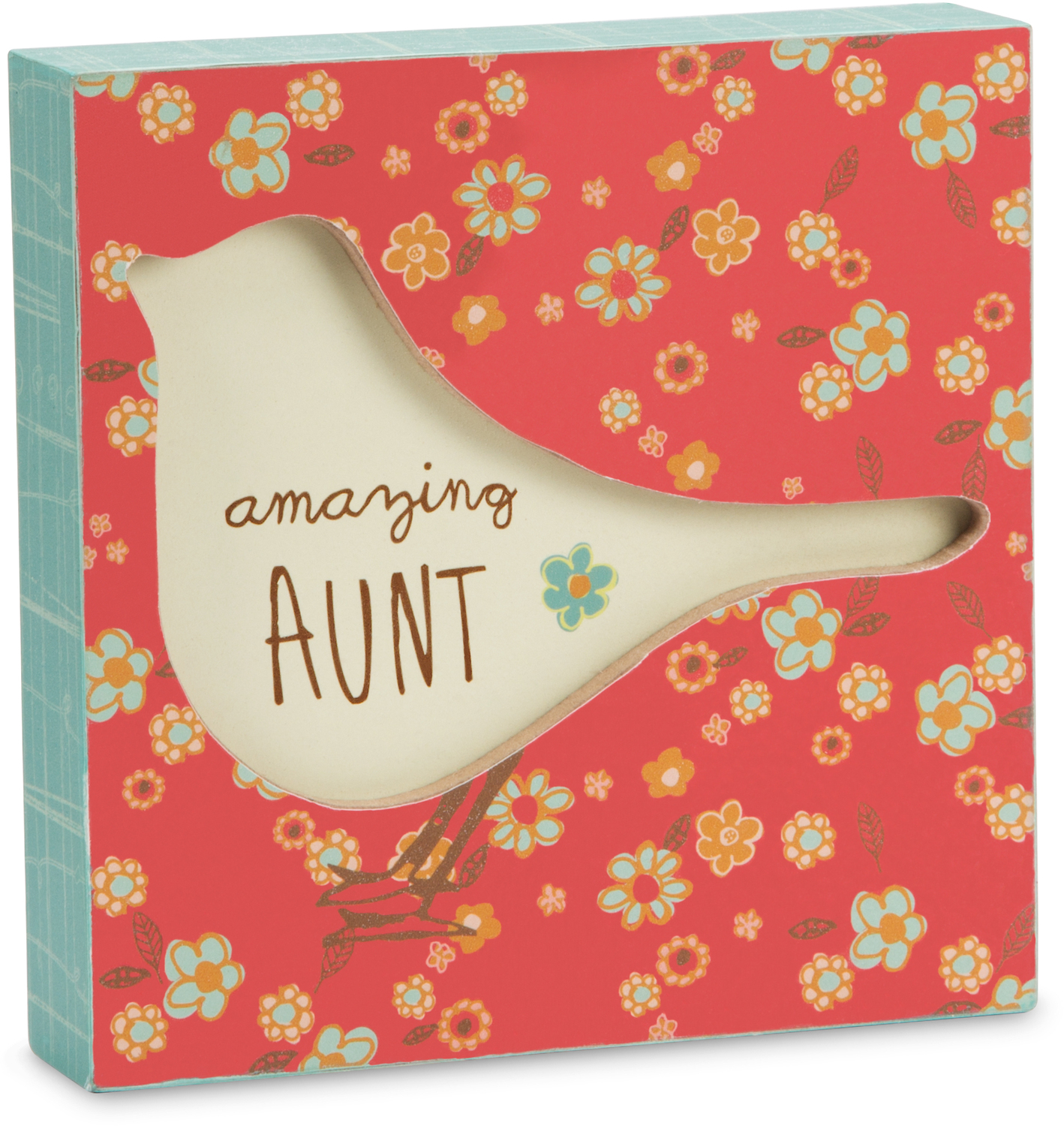 Aunt by A Mother's Love by Amylee Weeks - Aunt - 4.5" x 4.5" Plaque