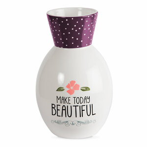 Beautiful by Love You More - 6.5" Ceramic Vase