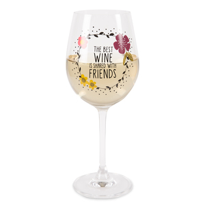 Friends by Love You More - 12 oz Crystal Wine Glass