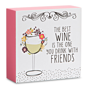 Friends by Love You More - 4" x 4" Plaque