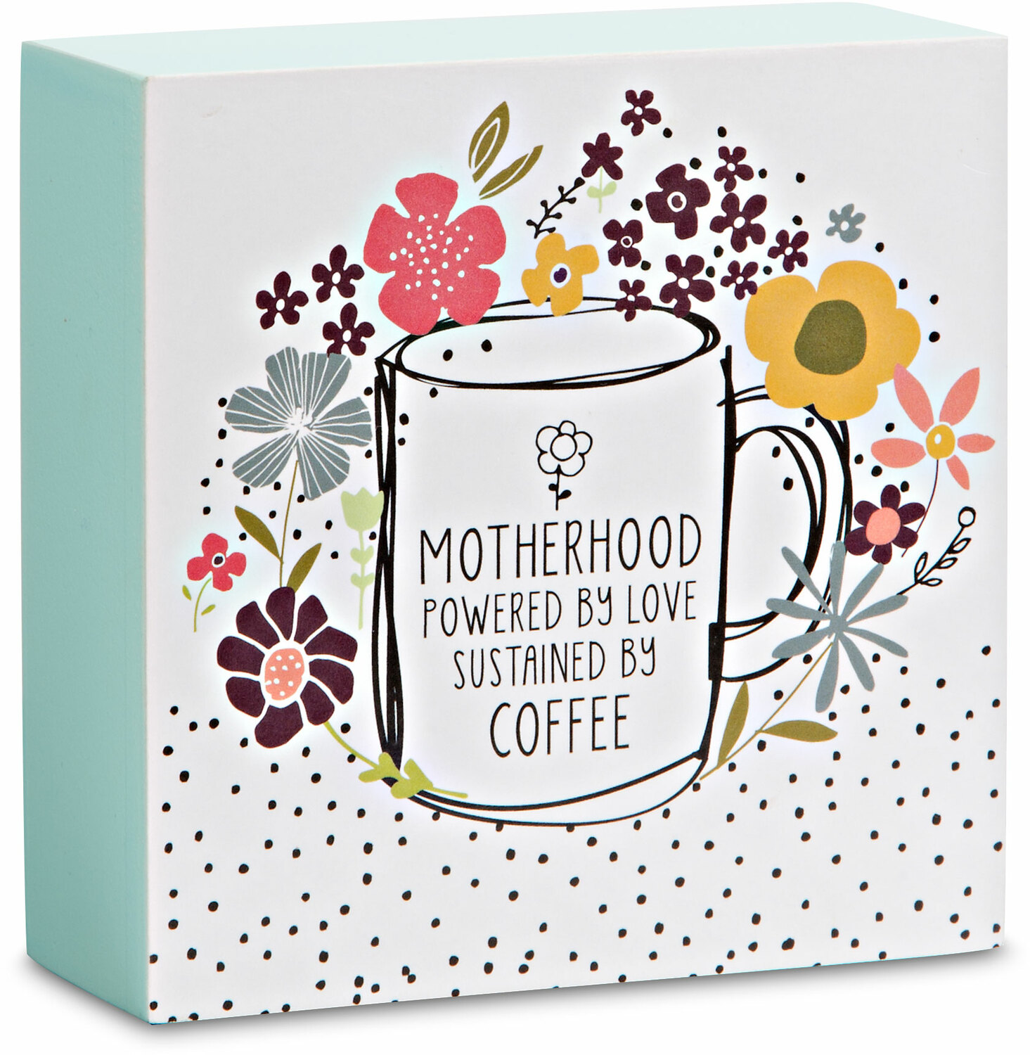 Motherhood by Love You More - Motherhood - 4" x 4" Plaque