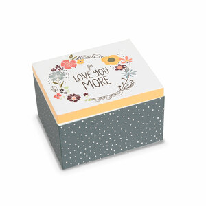 Love You by Love You More - 2.25 x 2 x 1.5 MDF Trinket  Box